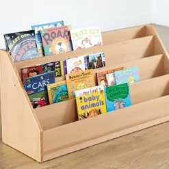 Classic Beech Four Level Bookcase Unit H580 x W400 x L1200mm