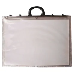 Clear Polythene Portfolios With Handle 10pk