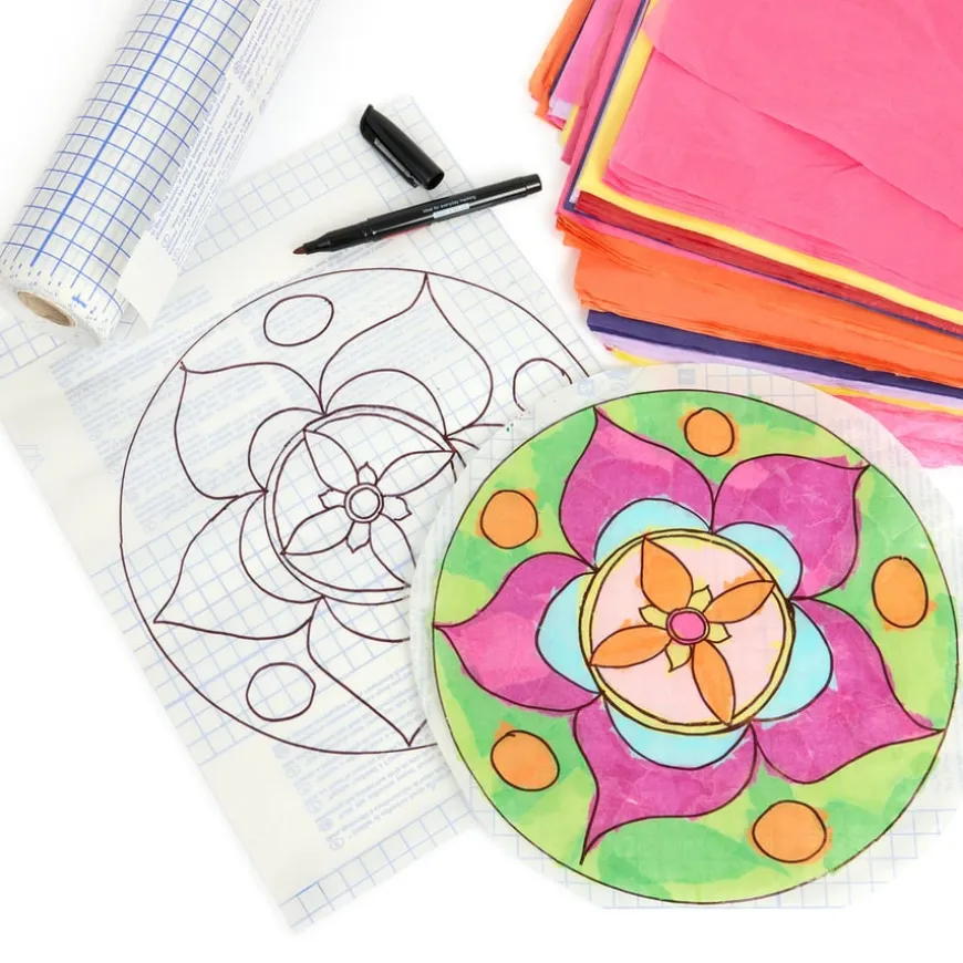 Clear Sticky Back Film Book Cover Roll, Art and Craft