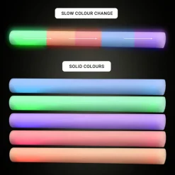 Colour Changing Foam Batons 6pk