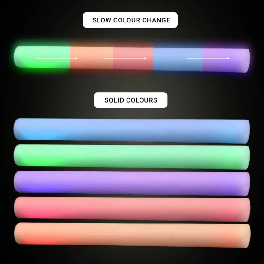 Colour Changing Foam Batons 6pk