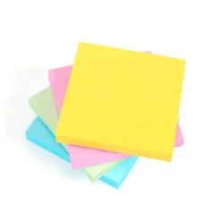 Coloured 360 Adhesive Notes W76 x L76mm 12pk