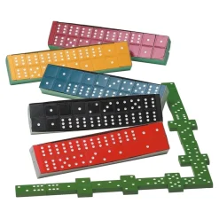 Coloured Dominoes 6pk