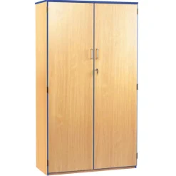 Coloured Edge Lockable Cupboard