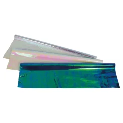 Coloured Iridescent Film Rolls Assorted 700mmx2m 3pk