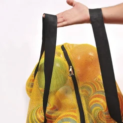 Coloured Mesh Ball Carry Bags 6pk