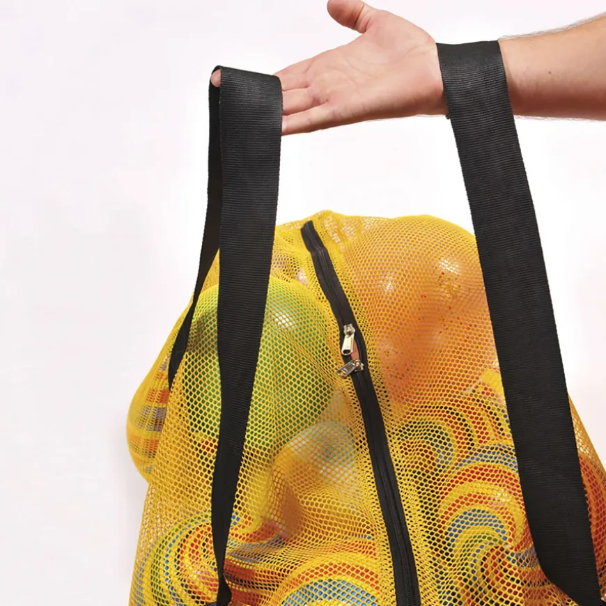 Coloured Mesh Ball Carry Bags 6pk