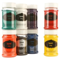 Coloured Sand Assorted 350g 8pk
