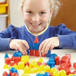 Coloured Small Solid Shapes 96pk