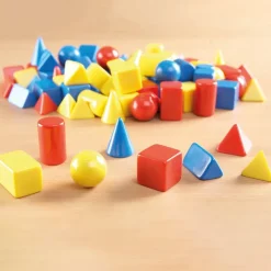 Coloured Small Solid Shapes 96pk
