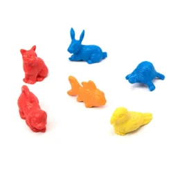 Colourful Plastic Pet Counters 72pcs