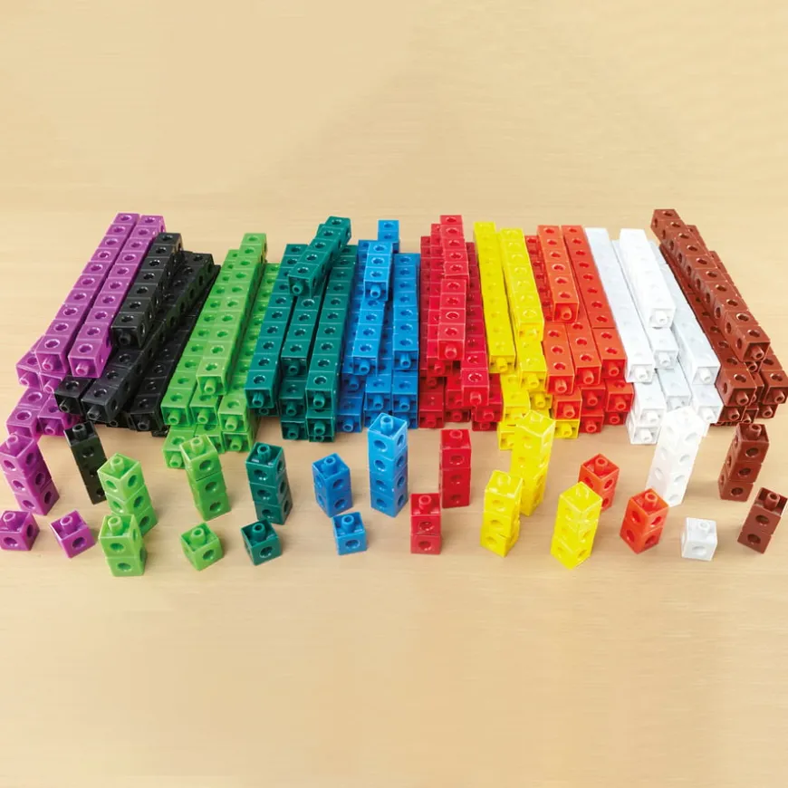 Colourful Snap Counting Cubes 1000pcs
