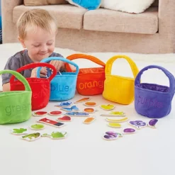 Colour Sorting Shopping Bags and Objects