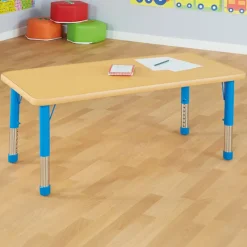 Copenhagen Height Adjustable Rectangular 6 Seater Table