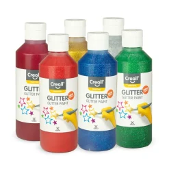 Creall Glitter Paint Assorted 250ml 6pk