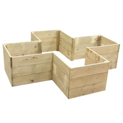 Cross Shaped Grow Bed