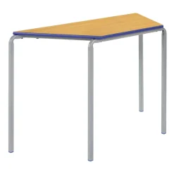 Crush Bent PU Edge Trapezoid Table