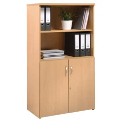 Cupboard with Storage Shelving Beech H1440mm