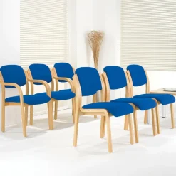 Curved Wooden Side Chairs