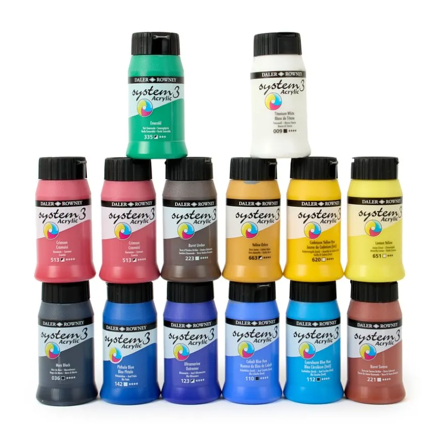 Daler-Rowney System 3 Acrylic Paint 500ml