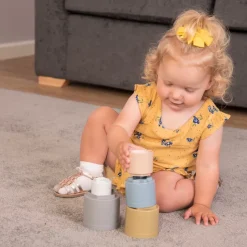 Dantoy Bio Plastic Baby Stacking Cups 7pk