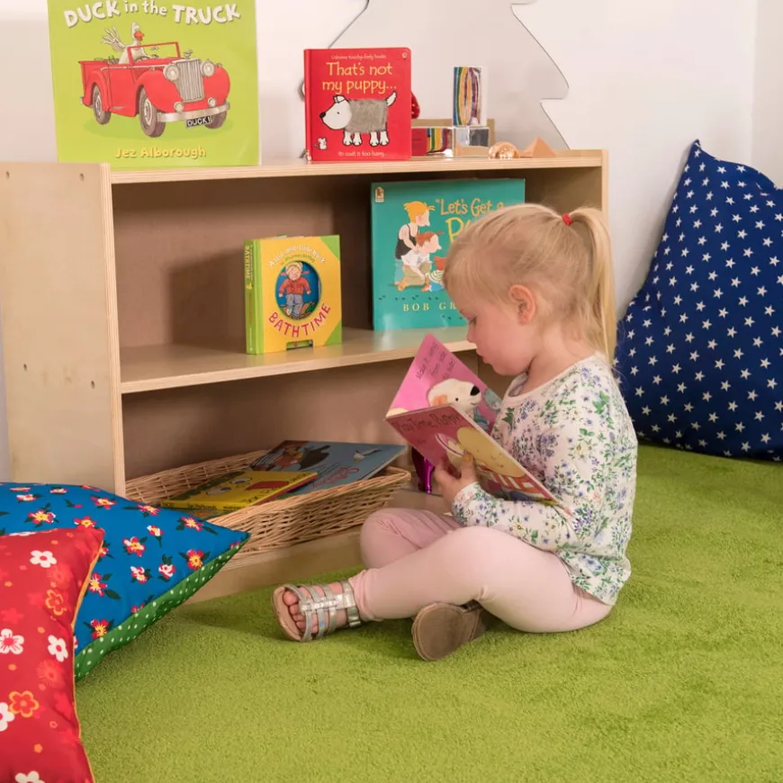 Deep Shelf Wooden Bookcase H610 x W920 x D330mm