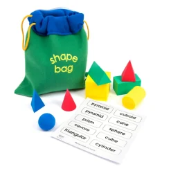 3D Foam Geometric Shapes Bag 8pcs