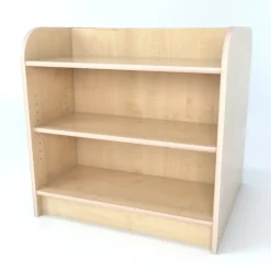Double Sided Library Bookcase In Maple