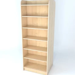 Double Sided Library Bookcase In Maple