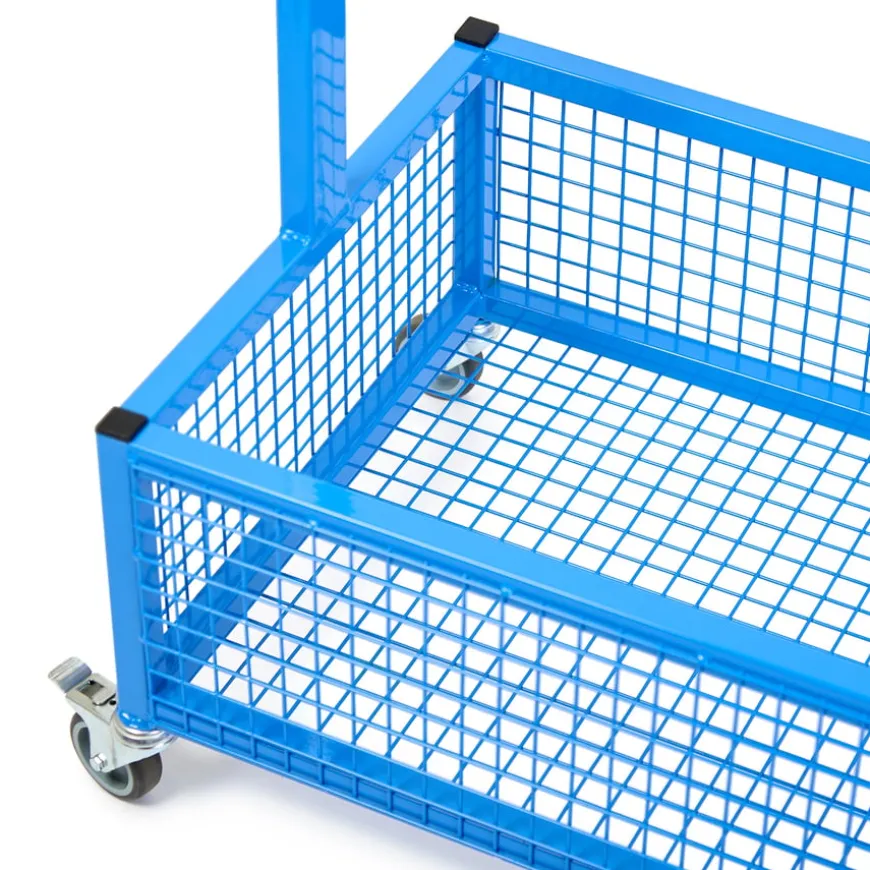 Double Sided Metal Cloakroom Trolley H119 x W161 x D53cm