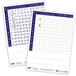 Dry Erase Pupils' A4 Multiplication Boards 30pk