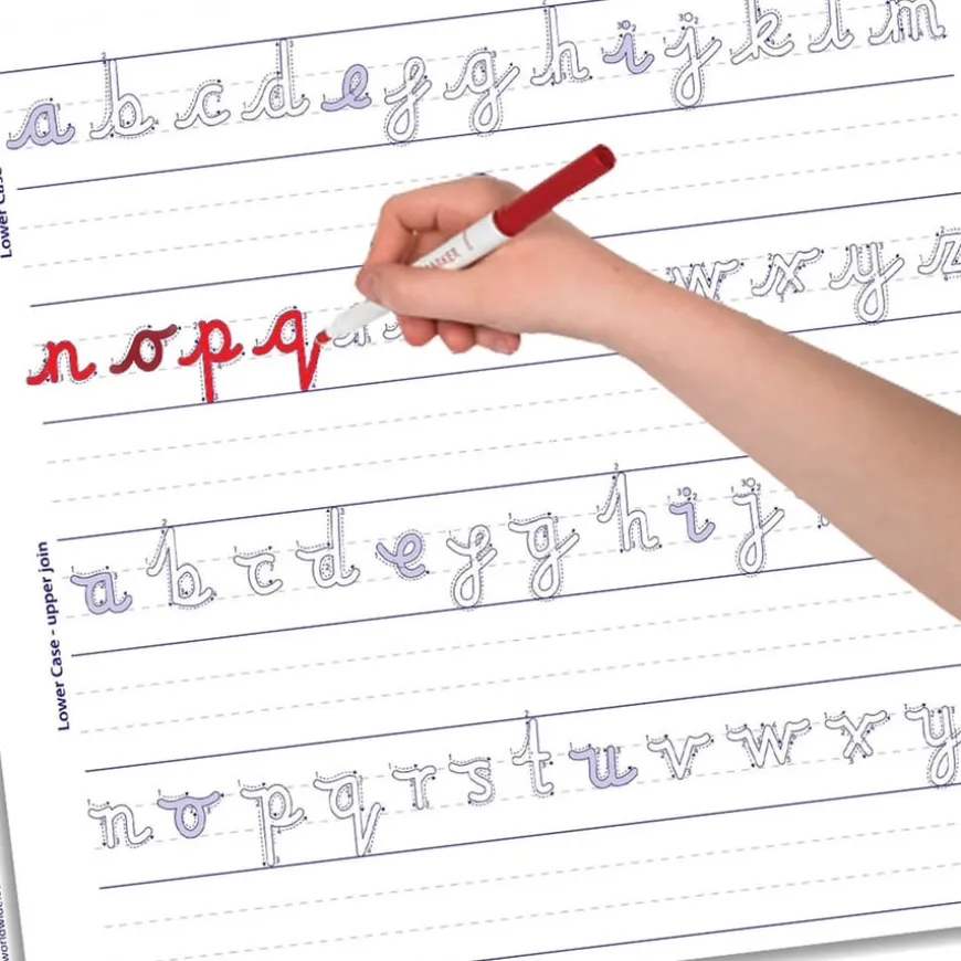 Dry Wipe Joined Up Handwriting Boards 30pk