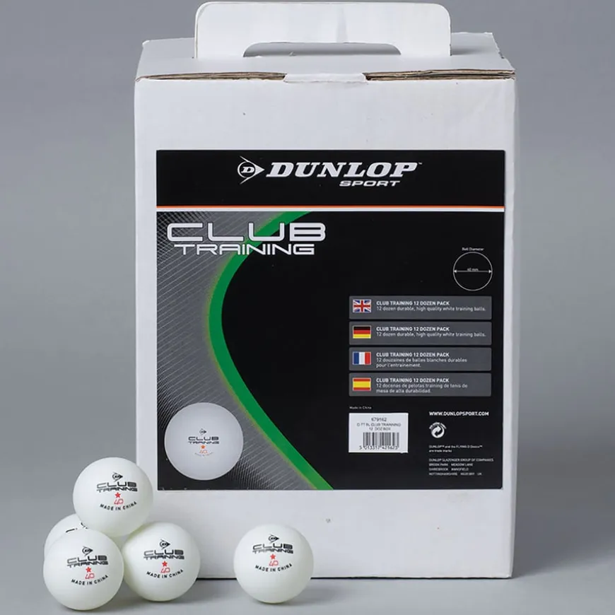 Dunlop Table Tennis Balls 144pk