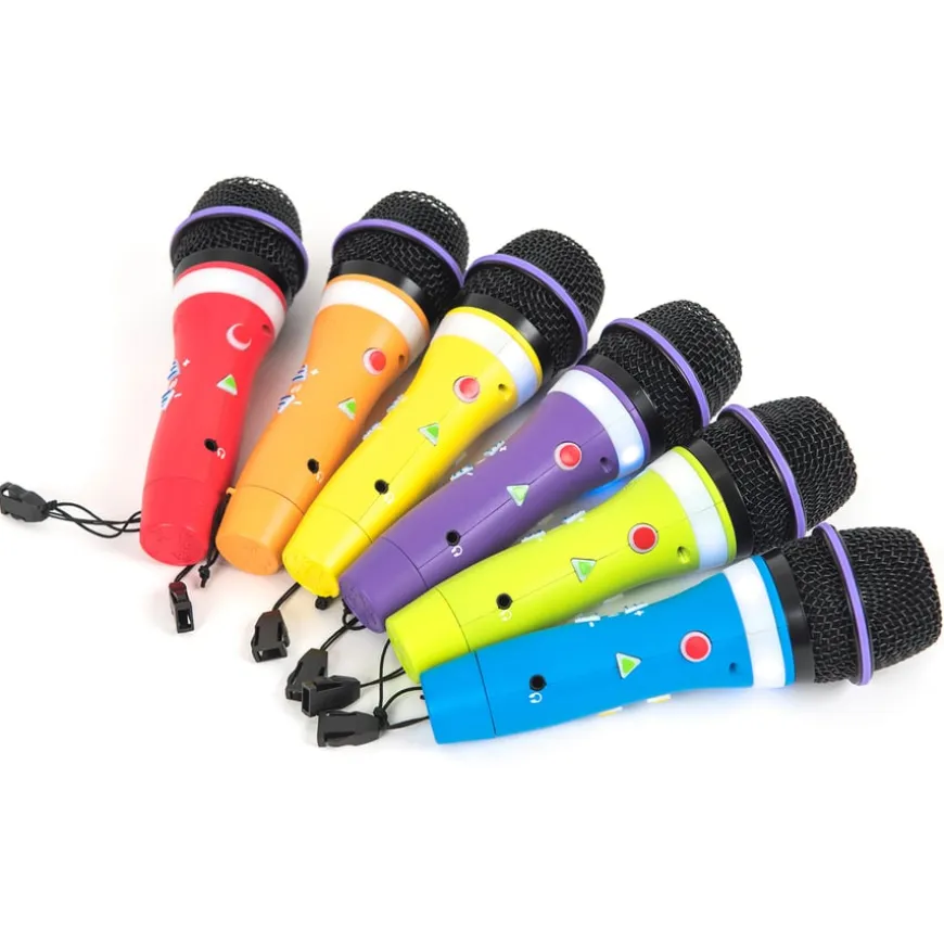 Easi-Speak Bluetooth Rainbow Microphones 6pk