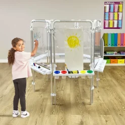 Easy Clean Multi-Panel Acrylic Art Easel 6 Sided