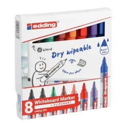 edding e-360 Assorted Board Marker 8pk