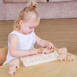 Elephant Wooden Sorting Puzzle