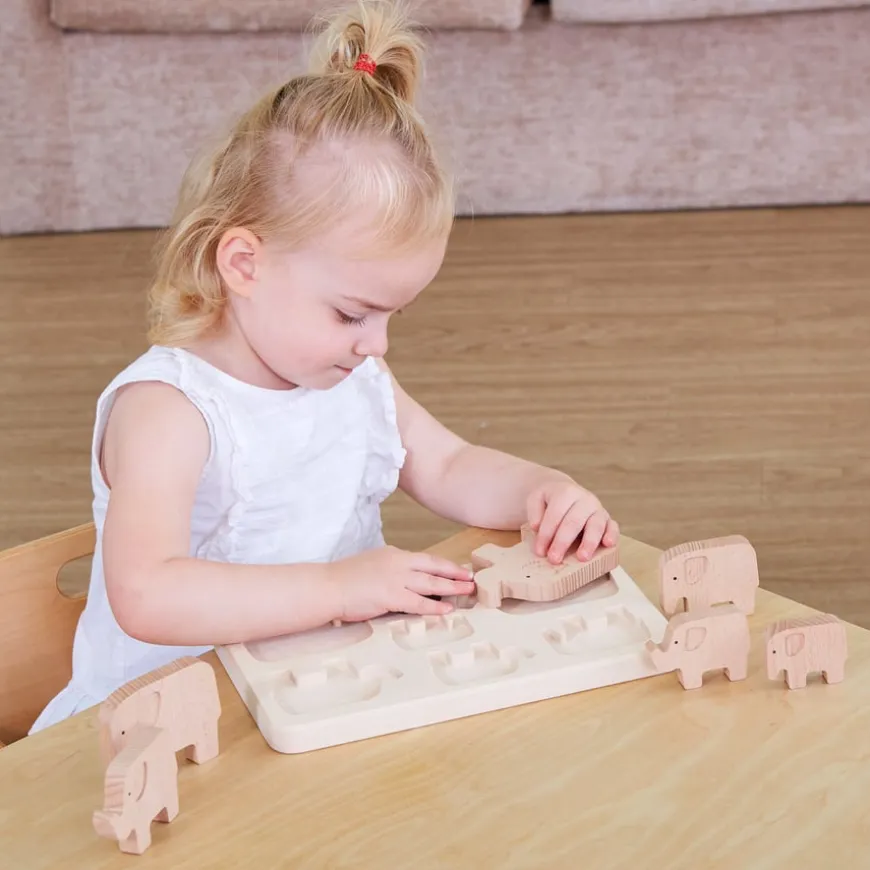 Elephant Wooden Sorting Puzzle