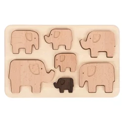 Elephant Wooden Sorting Puzzle