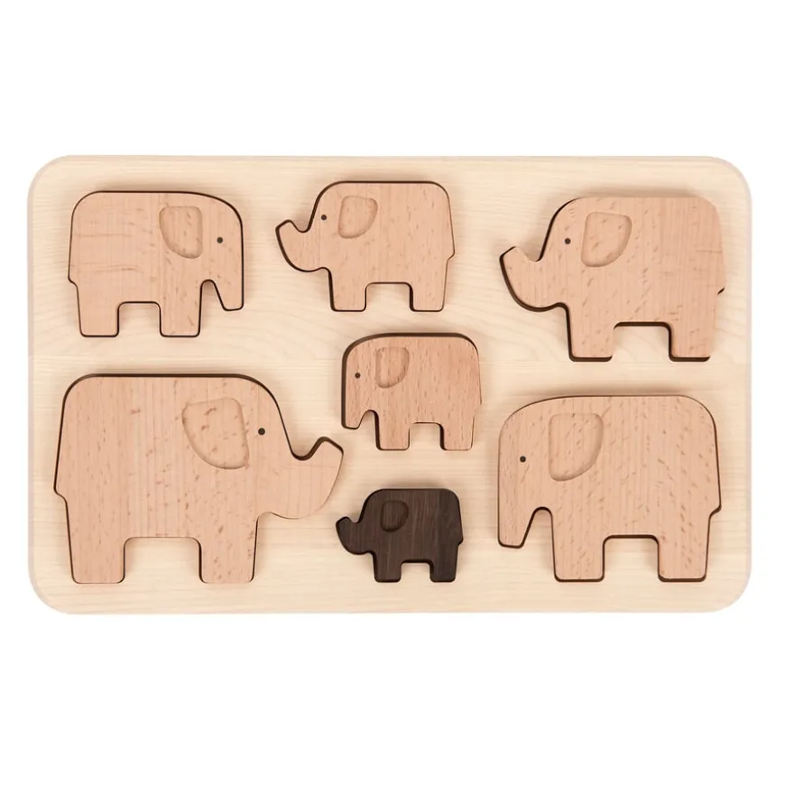 Elephant Wooden Sorting Puzzle