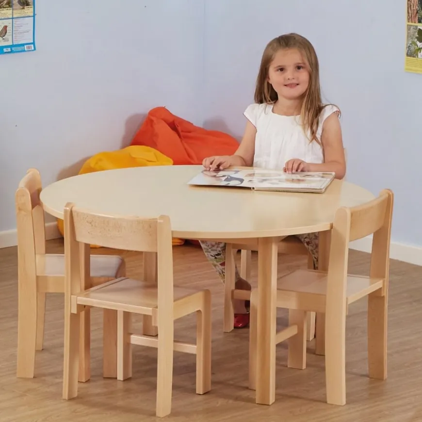 Essentials Beech Circular Table