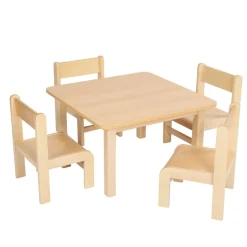 Essentials Beech Square Table