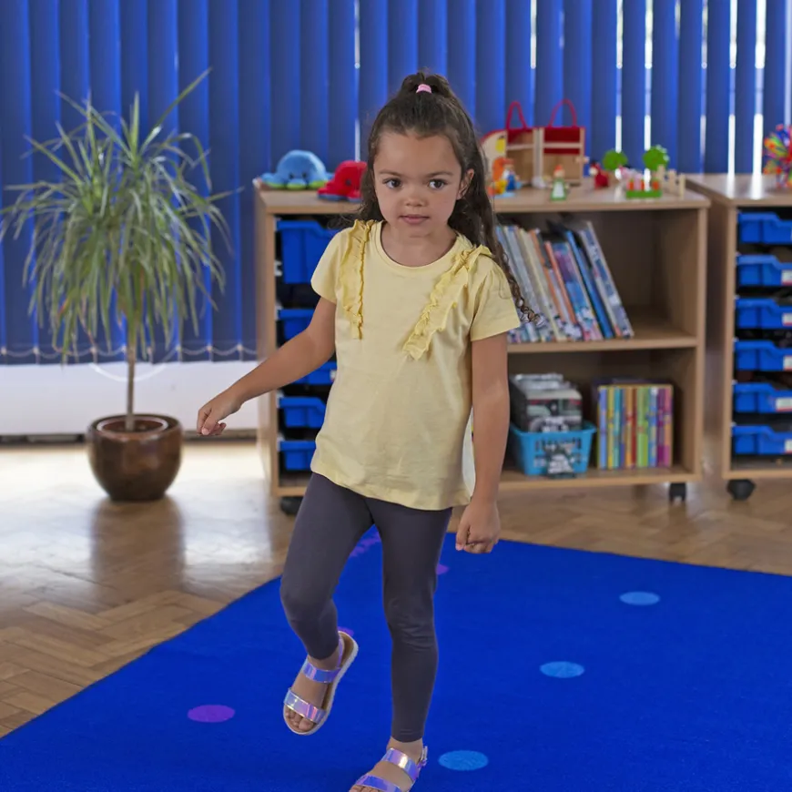Essentials Rainbow Spots Placement Carpet 3m x 2m