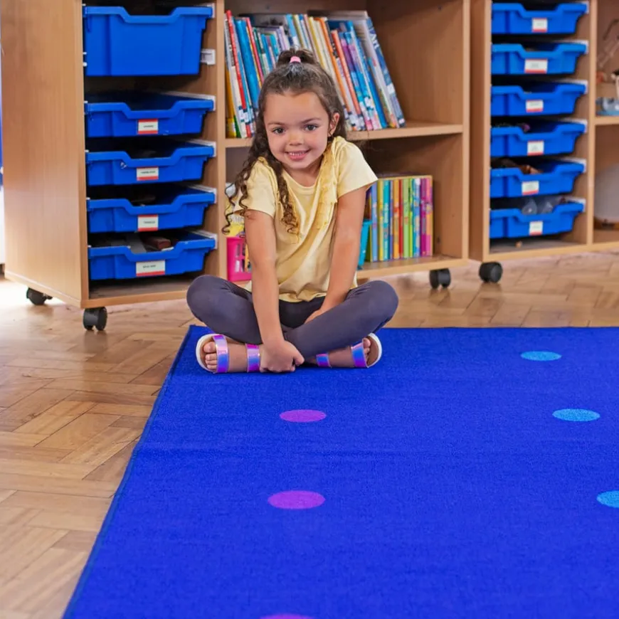Essentials Rainbow Spots Placement Carpet 3m x 2m
