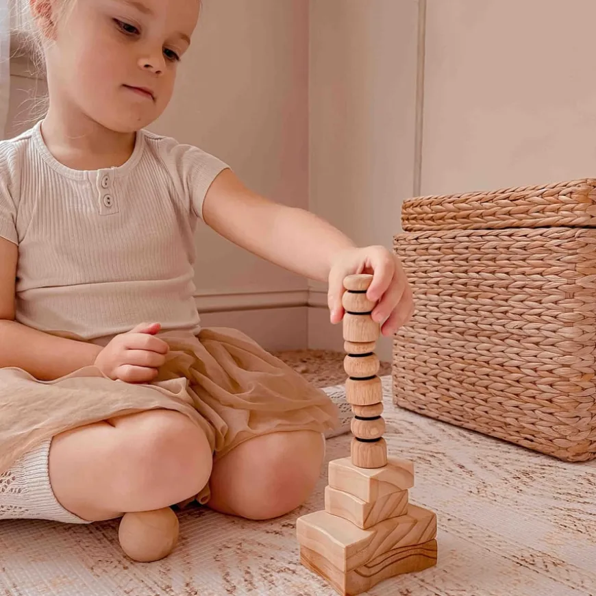 Explore Nook Construction Large Wooden Ball Run