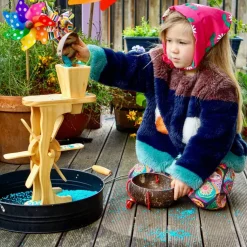 Explore Nook Water & Messy Play Wooden Sand & Water Wheel