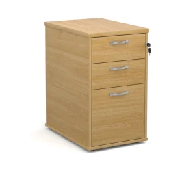 Express Low Mobile Wooden Desk Pedestal