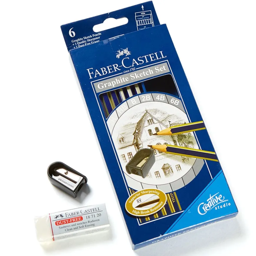 Faber Castell Faber-Castell Graphite Pencil Set 6pk