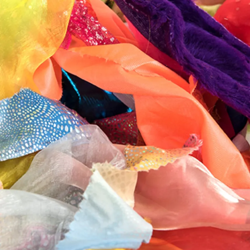 Fabric Offcuts Assorted 1kg