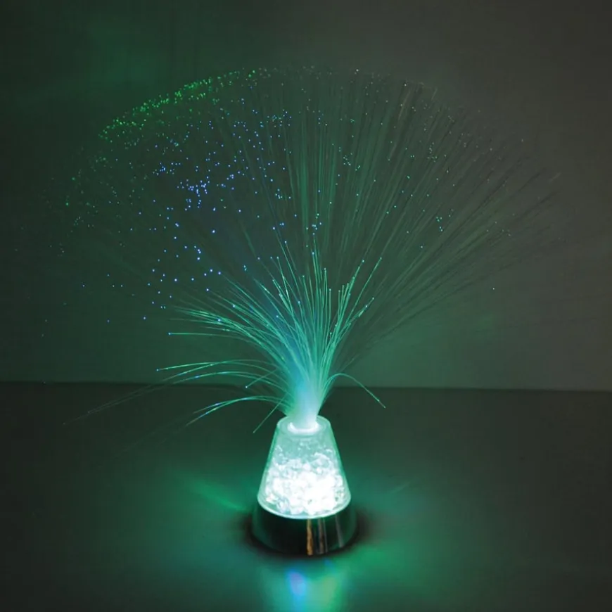 Fibre Optic Lamp with Colour Changing Base